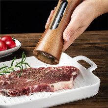 Wooden Salt and Pepper Grinder Manual Pepper Spice Mill Ceramic Core Multifunctional Kitchen Spice Tool Home Gadget