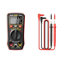 ANENG SZ202 Digitale Multimeter Tester met Zoemer AC/ 10A Stroommeter Weerstand Condensator-NCV Elektricien Detectietool Rood