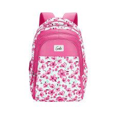 Genie Camellia 27 Liter Pink Schulranzen (17 Zoll, Wasserabweisend)
