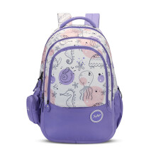 Skybags Charm 03 37 Liters Skolryggsäck För Barn Med Justerbara Remmar - Flickor (Lila)
