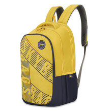 Skybags Stash Yellow 38 Liters Casual Backpack For Boys And Girls | 3 Compartments, Quick Access Pocket, Organizer | Perfect For School & Travel - Uni