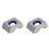 2X Face Pillow for Massage Foam Face Cradle Square Face Down Massage Pillow Comfortable Face Cushion 2