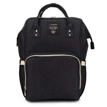 Trendy Dukaan Wickeltasche/Mutter Rucksack für Reisen (Schwarz)