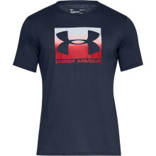 Under Armour Herrens Stora Logotyp Kortärmad T-Shirt, Marinblå, X-Liten