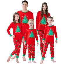 Dolphin&Fish Weihnachts-Pyjama-Sets für die Familie, Feiertags-Pyjamas, Baum, 5