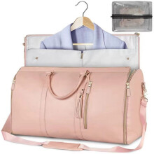 Bolsa de Ropa Plegable de Viaje Bolsa de Ropa Multifunción Bolsa de Viaje Bolsa de Ropa para Llevar en Bolsa de Ropa,Beige