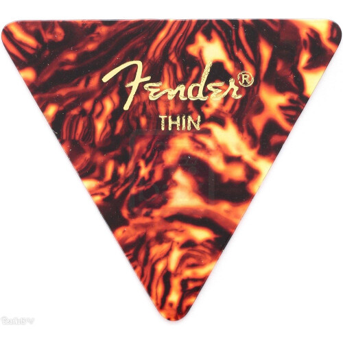 Fender Fender 355 Shape Guitar Picks, Thin, 12 Pack, Shell