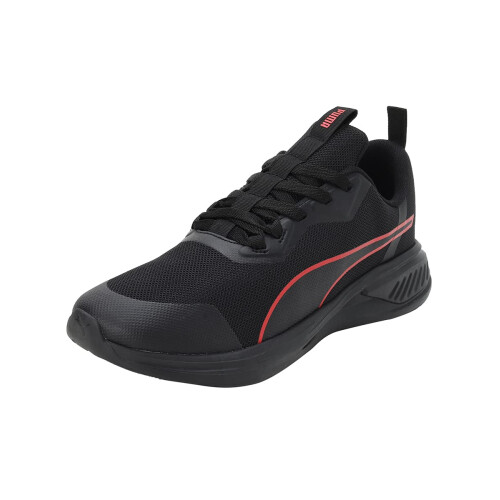 Puma Puma | Scarpe Da Corsa Foam Stride Uomo | Nero-Rosso Classico | 7Uk
