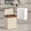 10L Intelligent Induction Trash Can Kitchen Storage  Bucket for Bathroom Kitchen Trash Can Grey 7