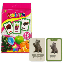 Vihax Flashkort För Barn, Montessori Utbildningskort, Förskoleaktiviteter För Småbarn, Åldrar 1-3 År (Färg)