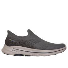 Skechers Heren Go Walk 8 - Pelayo Zwart Slip-On Wandelschoenen