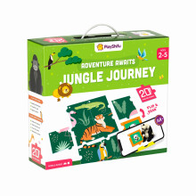 Shifu Play 20 Vilda Djur Flashcards För Barn - Utveckla Problemlösning Med 4D Utbildnings AR-Spel