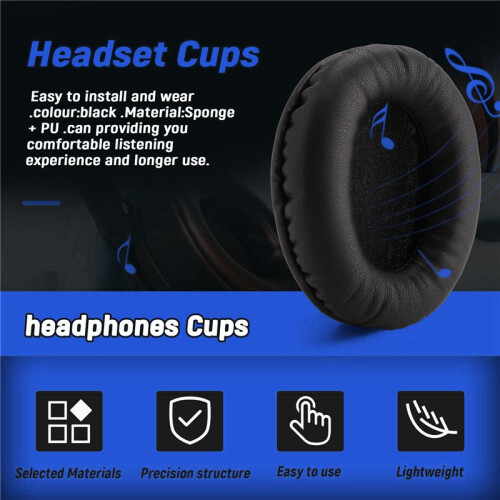 For Headset  Hyperx Cloud Ii Khx-Hscp- Headphones Ear Pad Ear Cups 2