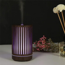 Simulated Wooden Printed Humidifie 200ml Colorful Portable Humidifier Low Noise Small Humidifier for Bedroom Office,A