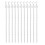 12 Pack Station Hanging Merchandise Strips with S Hooks, Plastic Display Strpis for Retail Display with Label Header 2