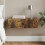 VidaXL vidaXL Wall-Mounted Side Table Smoked Oak 59 x 34.5 x 17 cm 1