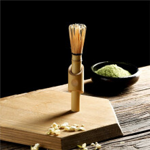 Matcha Garde met Lange Steel Matcha Poederkwast, Matcha Ceremonie Accessoire, Japanse Stijl Handgemaakte Bamboe Garde B