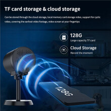 Kamera 1080P Wi-Fi Inteligentny IR Nocna Wizja Wewnętrzna Mikro Kamera IP Rejestrator Bezpieczeństwa Monitor dla Dzieci