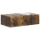 VidaXL vidaXL Wall-Mounted Side Table Smoked Oak 59 x 34.5 x 17 cm 3