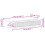 VidaXL vidaXL Wall-Mounted Side Table High Gloss White 87.5 x 34.5 x 17 cm 10