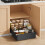 Living And Home No Drill Pull Out Cabinet Organiser Drawer 3