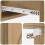 VidaXL vidaXL Wall-Mounted Side Table Artisan Oak 87.5 x 34.5 x 17 cm 8