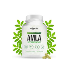 Organic Amla Capsules 1000mg Indian Gooseberry Antioxidant Supple 60c