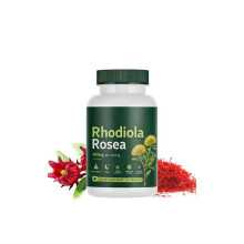 Rhodiola Rosea, 400mg Per Serving With Bioperine, 60 Capsules (1Set)