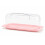 Bread & Cake Box Bin 36cm Acrylic Lid Plastic Base Clear Pink Storage Keeper 1