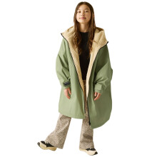 (5-9 Yrs, Pale Pistachio) Regatta Kids Spirit Of Adventure Hooded Waterproof Warm Drying Changing Robe