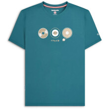(XL, Gulf Coast) Lambretta Mens Vinyl Short Sleeve Cotton T-Shirt Graphic Top Casual Tee