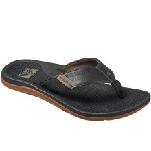 (UK 9, Black) Reef Mens Santa Ana Summer Beach Holiday Sandals Flip Flops