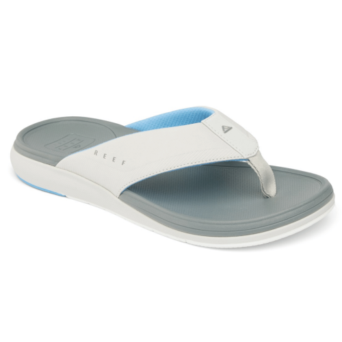 Reef (11 UK, Grey/Grey/Blue) Reef Mens Cushion Norte Flip Flops