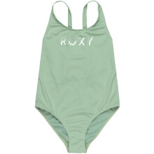 (6 Yrs, Basil) Roxy Kids Solid Active One Piece Swimsuit