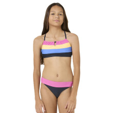 (14, Navy) Rip Curl Kids Block Party 3 Piece Set Swimsuit