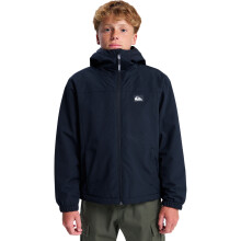 (8 Yrs, Black) Quiksilver Kids Overcast Warm Waterproof Jacket