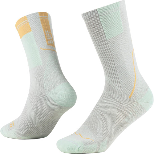 Buff (L, Seagrove Green) Buff Coolnet Trail Running Crew Socks