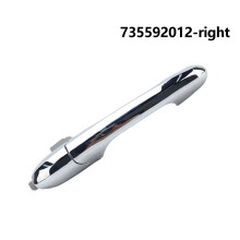 For Fiat 500 & 500C Outer Chrome Door Handle Right Side Driver Side 735592012
