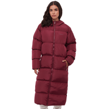 (S, Burgundy) Bench Womens Nella Longline Padded Jacket