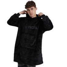 (L/XL, Black) Bench Mens Barrera Dressing Gown Bath Robe Tie Belt Housecoat Pockets Soft