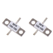 2X 250 Watt 100 Ohm Weerstand Flensbevestiging 250 Watt 100 Ohm Beryllium Oxide RFR100-100