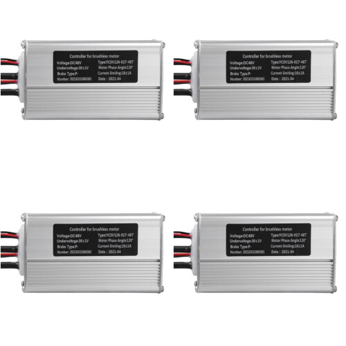 4X Electric Bikes Sine Wave Controller 48V 500W 18A Brushless Motor Controller for Bafang Protocol Instrument