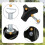 5PCS Universal Handrail Handle Lawn Mower Kit, Replacement Blades, Grass Catcher, Wheels 2