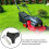 5PCS Universal Handrail Handle Lawn Mower Kit, Replacement Blades, Grass Catcher, Wheels 6