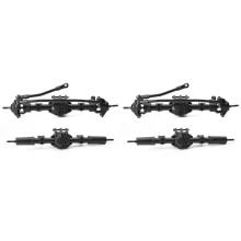 4Pcs Front and Rear Differential Axle for Axial SCX10 II 90046 90047 1/10 RC Crawler Car Upgrade Parts Accessories