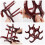 Wooden Wine Rack Wine Holders Kitchen Assembled Display Stand Organizer Bar Storage Tool Bar Wine Bottle Display Rack 2