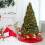 Christmas Small Tree Skirt, 36 Inch Sequin Tree Skirt for Tree  Xmas Tree Mat for Christmas Decorations Red 1