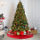 Christmas Small Tree Skirt, 36 Inch Sequin Tree Skirt for Tree  Xmas Tree Mat for Christmas Decorations Red 5