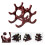 Wooden Wine Rack Wine Holders Kitchen Assembled Display Stand Organizer Bar Storage Tool Bar Wine Bottle Display Rack 5