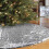 Christmas Small Tree Skirt, 36 Inch Sequin Tree Skirt for Tree  Xmas Tree Mat for Christmas Decorations Red 8